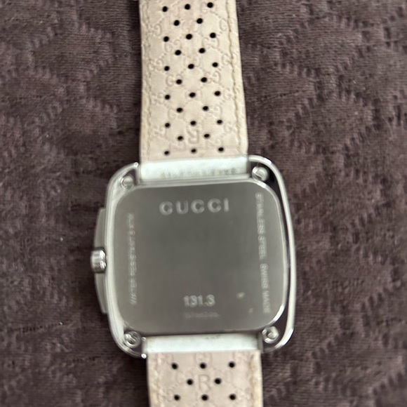 COPY - GUCCI G-Coupe 131.3 Swiss Chrono watch.  Gucci box. Original strap GUC. - Picture 2 of 11